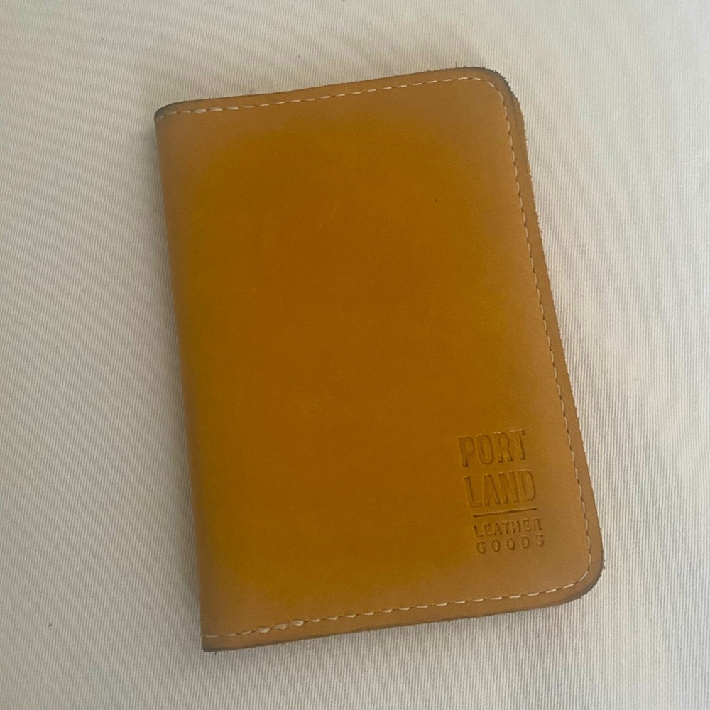 Portland Leather Goods passport Sunflower